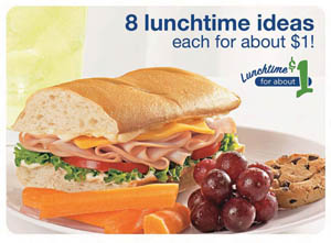 KraftFoodsandSamsClubLunchtimeforabout$1