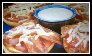 Bacon Tomato Bagel Melts