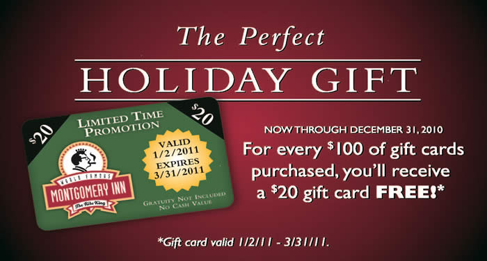 Montgomery Inn Gift Card Deal