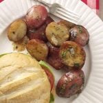 Backyard red potato salad