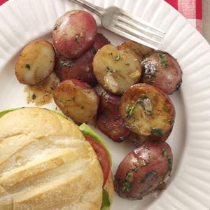 Backyard red potato salad