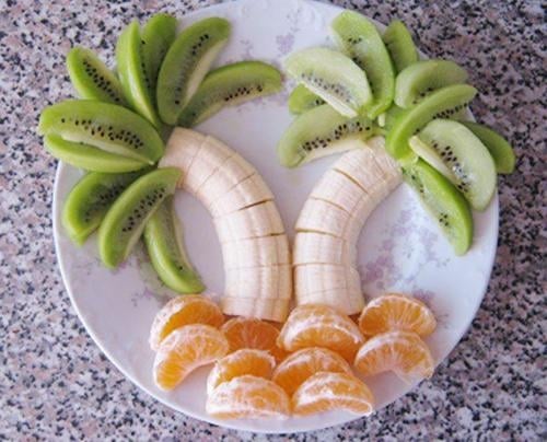 palm tree healthy snack