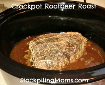 Crockpot Rootbeer Roast