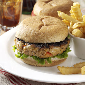 Originally published as Garden Turkey Burgers in Quick Cooking July/August 1999, p27