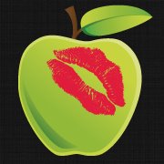 Red Apple Lipstick, Gluten Free, Paraben Free, Allergen Free, Soy Free, Vegan, Makeup, Eye Shadow