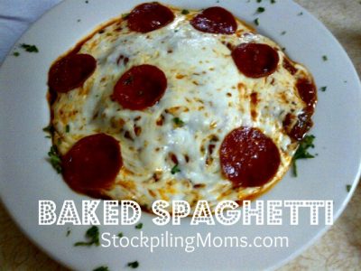 Baked Spaghetti