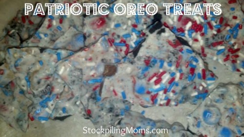 Patriotic Oreo Treats