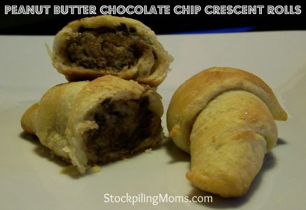 Peanut Butter Chocolate Chip Crescent Rolls 4