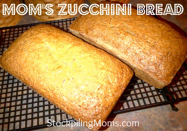 moms zucchini bread