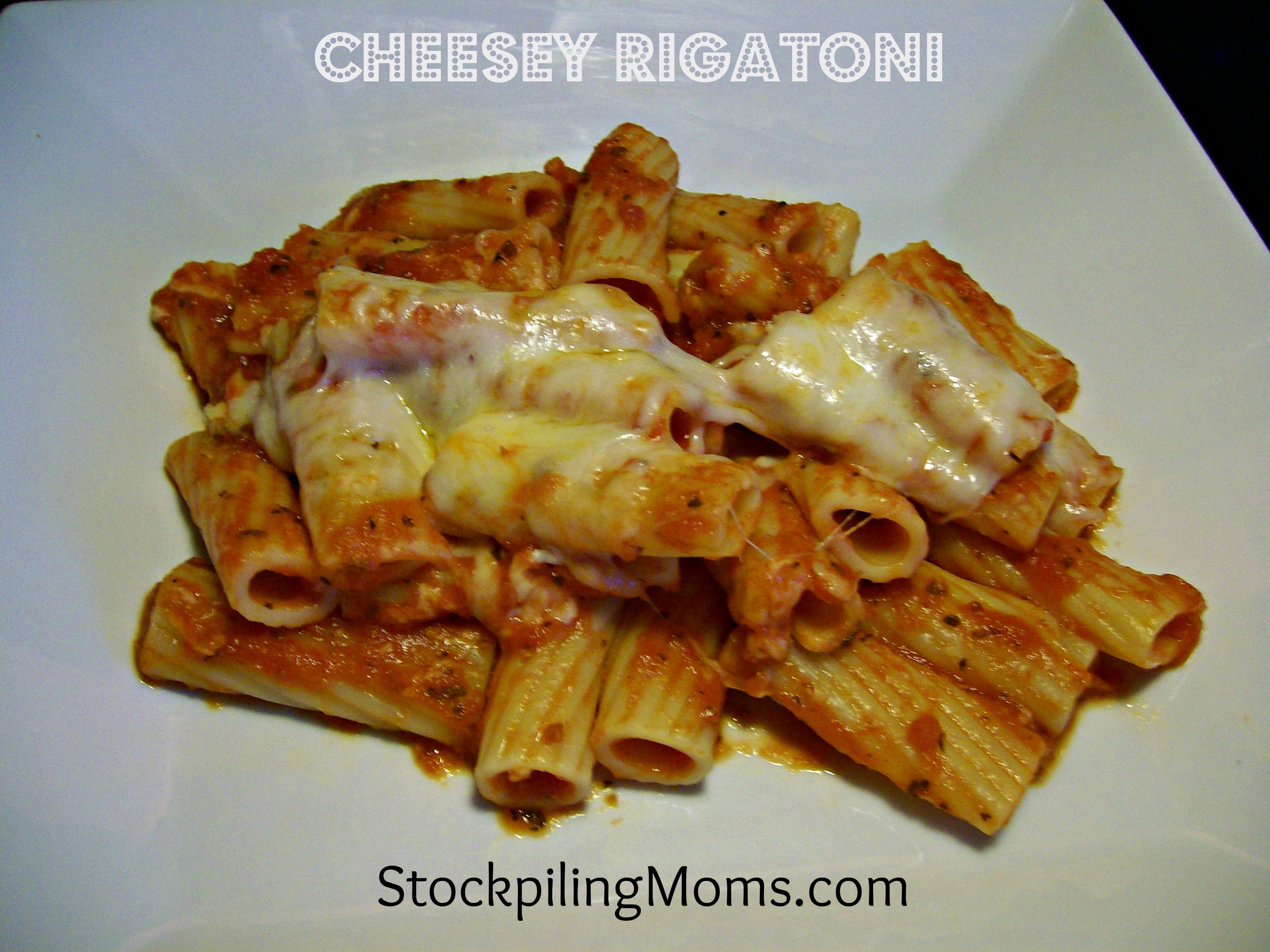 Cheesey Rigatoni