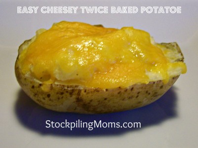 EasyCheeseyTwiceBakedPotatoe