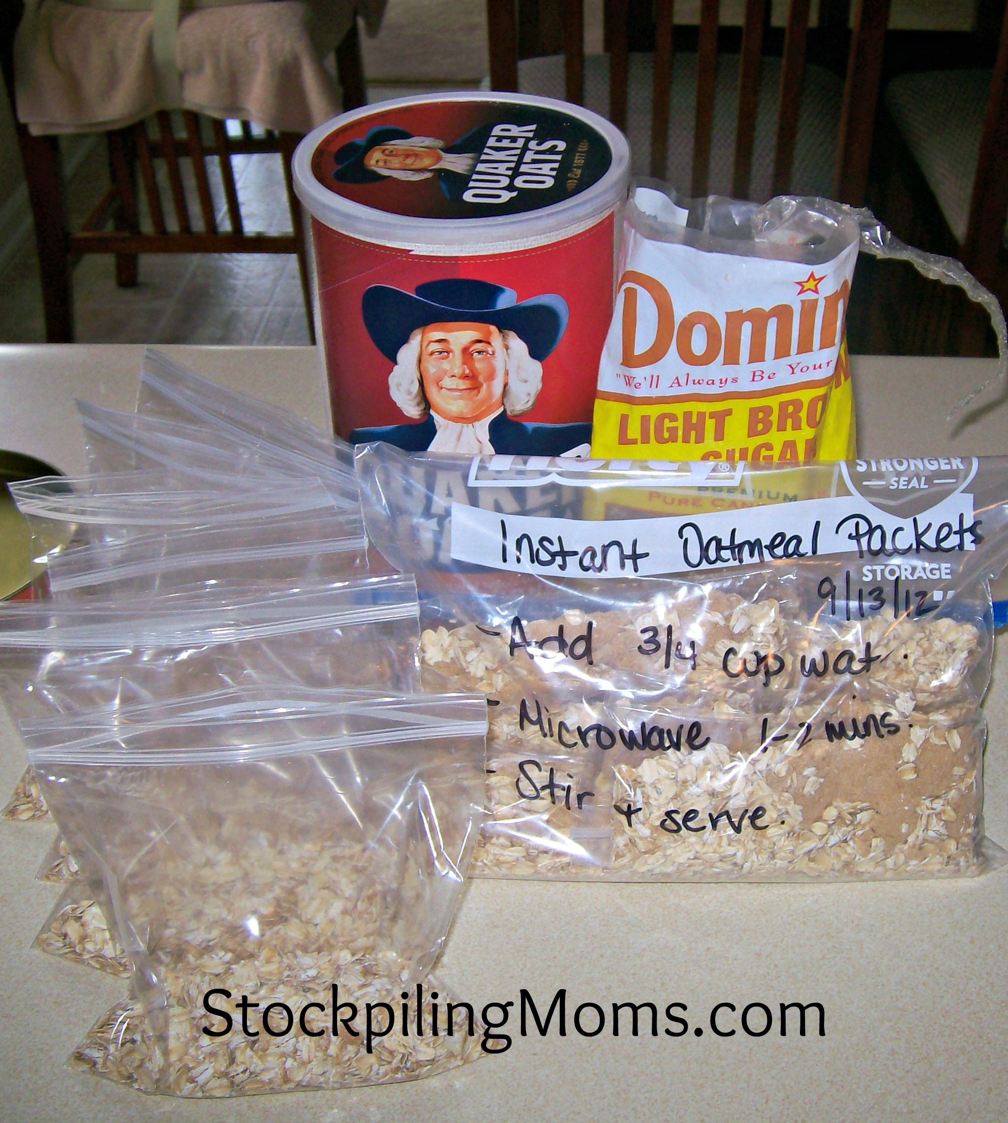 Homemade Instant Oatmeal Packets 2