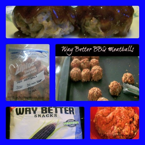 BBQ Meatball Collage