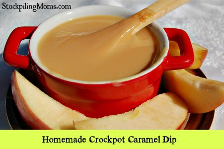 Homemade Crockpot Caramel Dip
