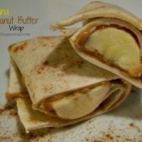 Banana Peanut Butter Wrap