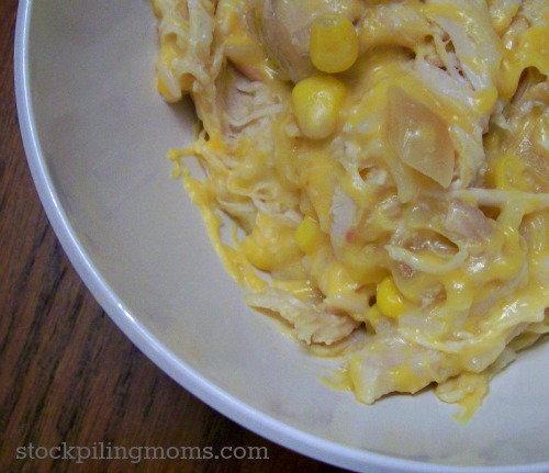 Crockpot Cheesy Chicken & Rice2